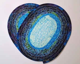 Beautiful handmade Quilted Placemats Set Of 2 Made In Oregon