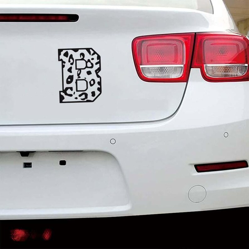 ALL LETTERS Alphabet Initial Decal, A–Z Letter Vinyl Sticker for Car ...