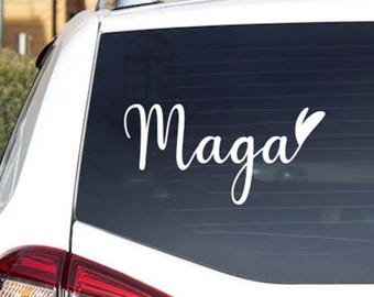 MAGA-autosticker, Trump 2024-sticker, raamsticker Make America Great Again, politieke autosticker, republikeinse ondersteuning vinyl decal