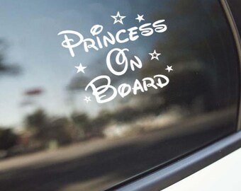 Little Princess On Board KX069 - Adesivo Per Auto, Autobus