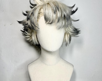Rudo Inspired Wig | Gachiakuta Inspired Cosplay Wig | Handmade Custom Wig | Spiky Anime Wig | Made to Order Commission