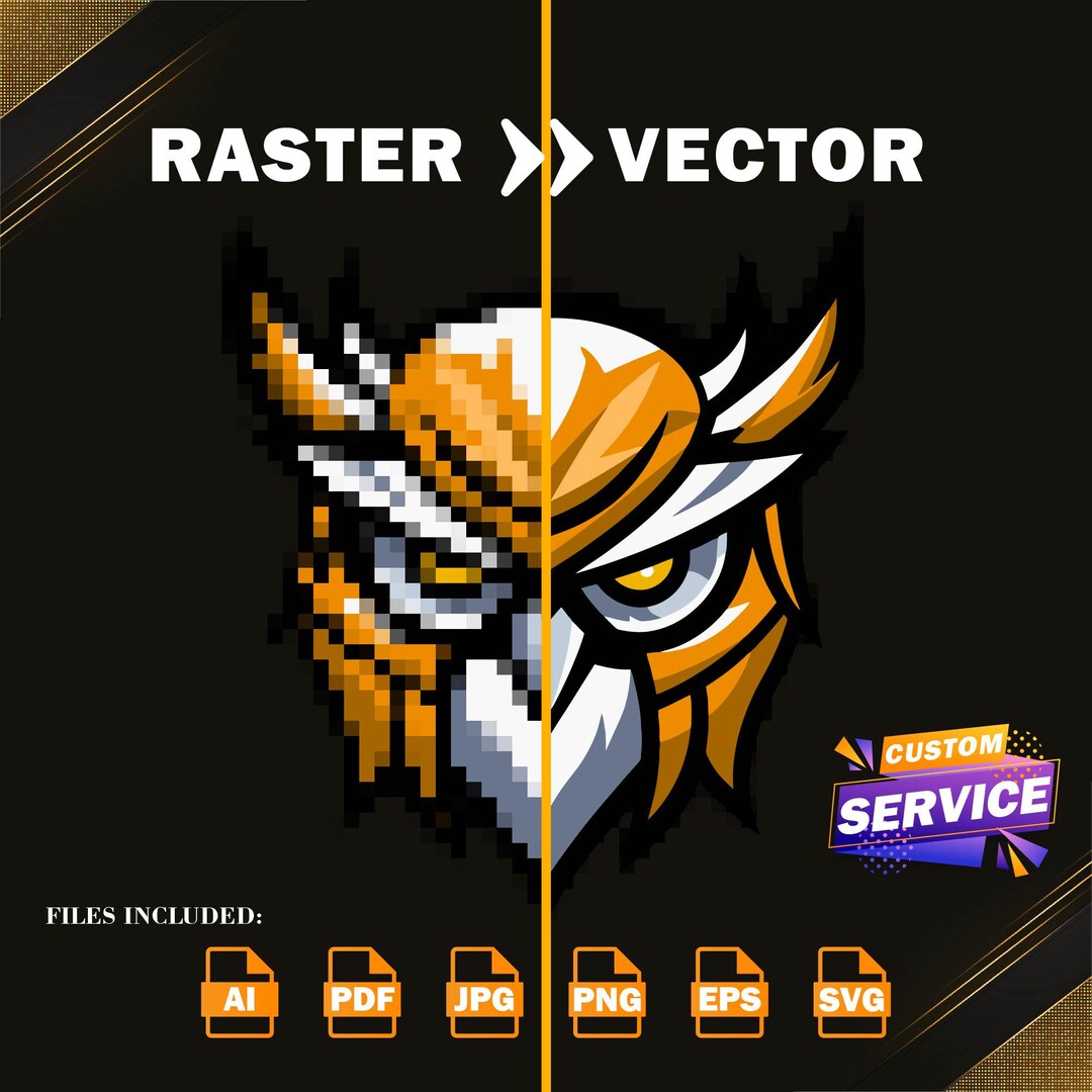 Customisable Vector Custom Vectorize Service, Vector Redraw, Image to Vector, Image ...
