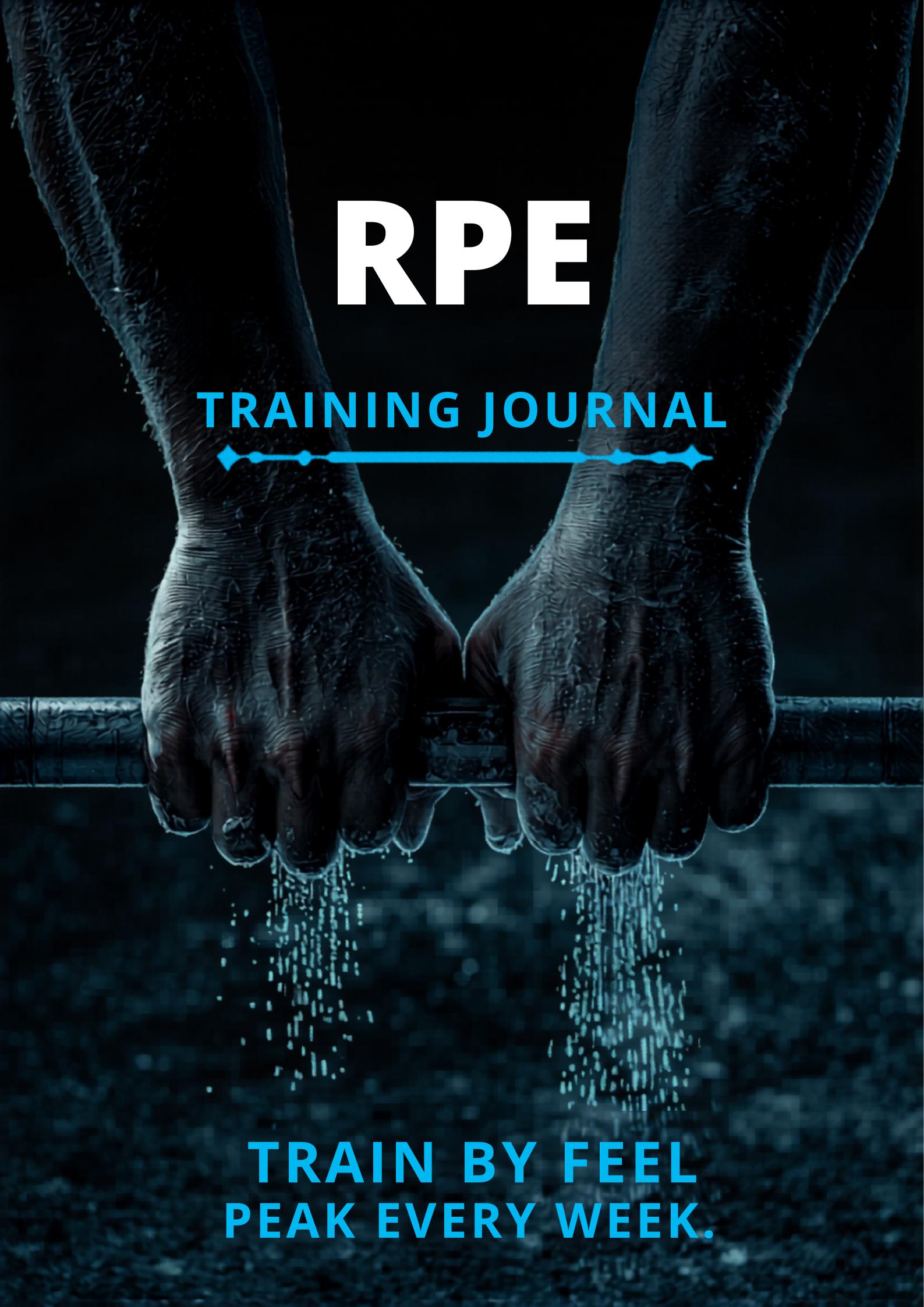 RPE Training Journal | Auto Readiness Score, E1rm Powerlifting Log (A4 ...