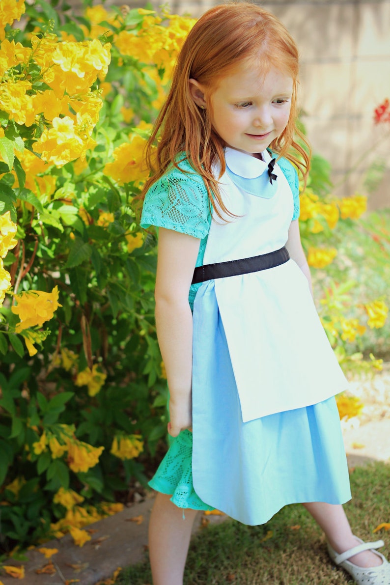 ALICE in Wonderland Disney Princess inspired Child Costume | Etsy