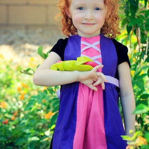 RAPUNZEL TANGLED Disney Princess inspired Child Costume Apron | Etsy