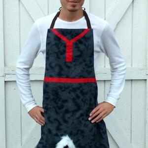 Sale FROZEN Kristoff Disney Halloween Costume APRON. Fits Boys Teens sizes 16-20 Mens S Birthday Party Cosplay BBQ Grill Outfit Disneyland