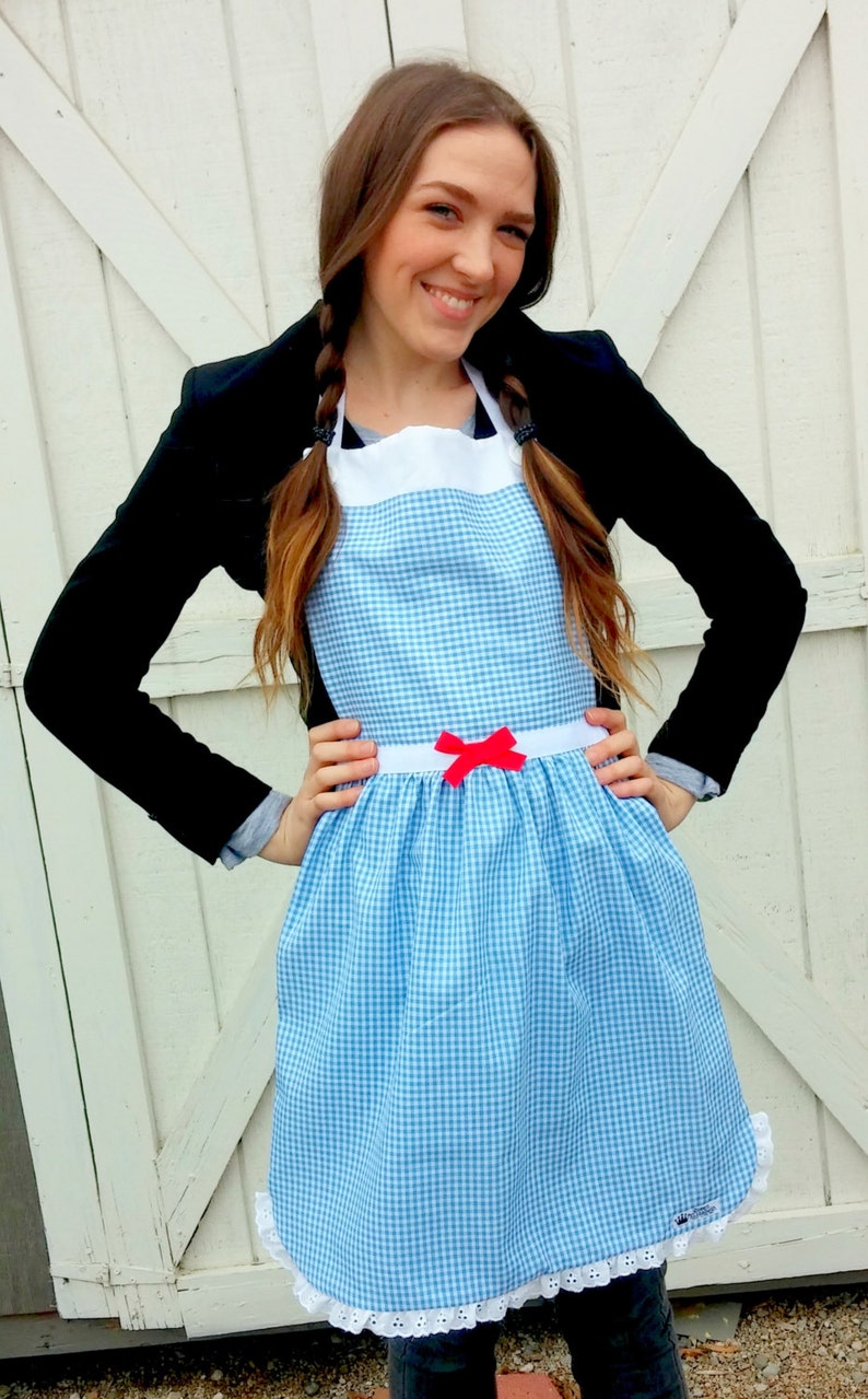 DOROTHY Wizard of Oz Disney Princess inspired Costume Apron | Etsy