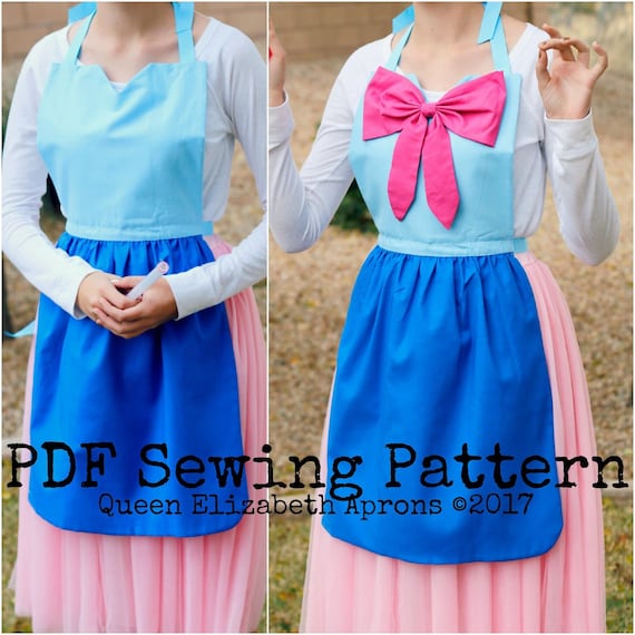 disney princess with blue dress and white apron The Fairy Godmother Collection Red Rose Princess Village Dress  Only  Little Once