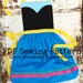 ANNA Frozen Disney princess inspired Child Costume Apron PDF Sewing PATTERN. Girls sizes 2-8 Dress up Birthday Party Play Photo prop Cooking