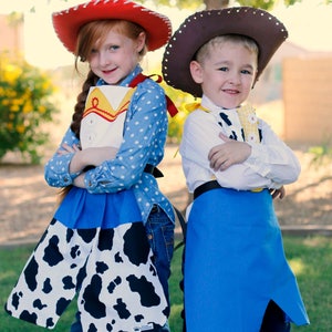 WOODY TOY STORY Halloween Cowboy Costume Apron Pdf Sewing Pattern. Fits ...