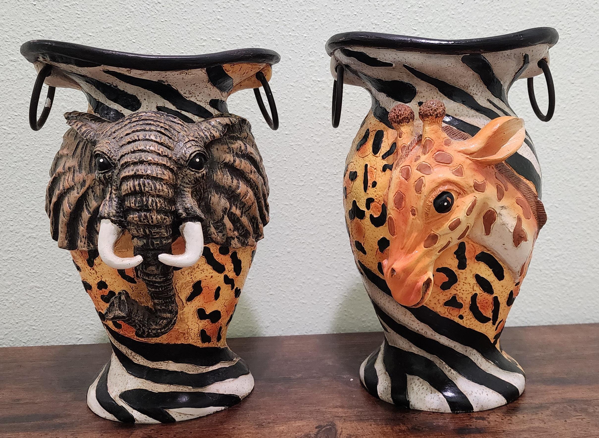 African Head Vase - Etsy
