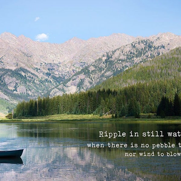 Ripple - Grateful Dead ripple art print, photography wall art, lyrics, photography, colorado, vail, boho, groovy deadhead folk