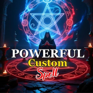 Mächtiger benutzerdefinierter Zauber | Vollständig personalisiertes Ritual, das auf Ihre Energie und Absichten abgestimmt ist