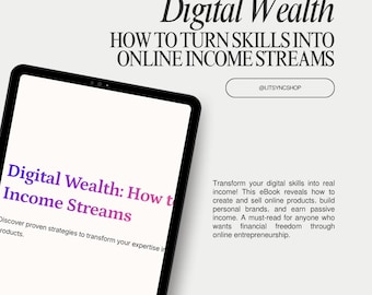 eBook sulla ricchezza digitale / Guida al reddito online e alle attività secondarie (PDF)