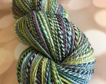 Handspun Yarn: Peck on the Cheek