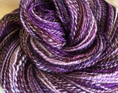 Handspun Yarn: Purple Haze