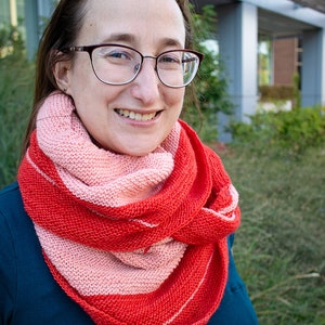 Knitting Pattern: Salmon Run Shawl