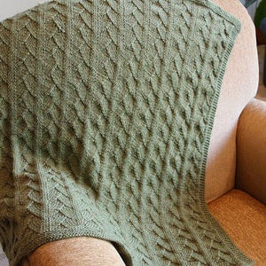 Knitting Pattern: Raishan Baby Blanket