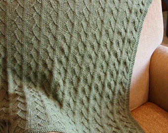 Knitting Pattern: Raishan Baby Blanket