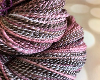 Handspun Yarn: Fig Leaf and Port