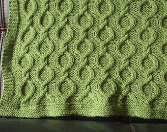 Knitting Pattern: Bubble Tea Baby Blanket