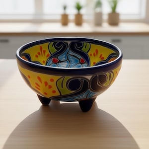 Talavera Salsa Bowl | Handcrafted Mexican Molcajete