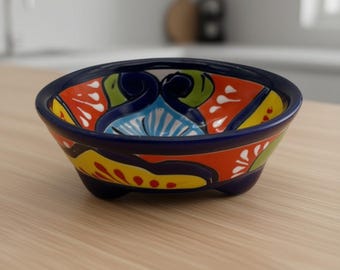Talavera Salsa Bowl | Handcrafted Mexican Ceramic Dish