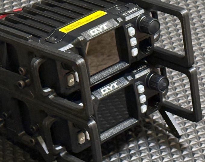 Tactical Ham Radio Stacking Rails for QYT KT-7900D, 8900, 8900D, BTECH ...
