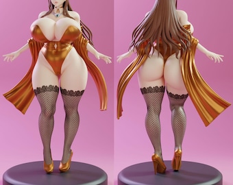 Mommy Anime inklusive Erwachseneninhalt NSFW Stl-Dateien für 3D-Drucker, digitale Datei