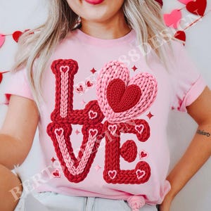 Preppy Valentine Shirt PNG File
