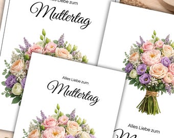 Muttertag, alles gute zum Muttertag Karte, Día de la Madre, Geschenk, Último minuto, Geschenkidee, Geschenkkarte, png, 148x105