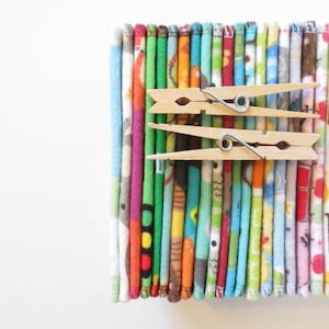 125 Reusable Cloth Wipes--Petite Size--Random Print Assortment