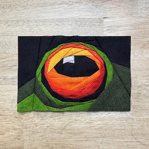 Frog Eye FPP--Paper Piecing Quilt Block Pattern