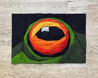 Frog Eye FPP--Paper Piecing Quilt Block Pattern