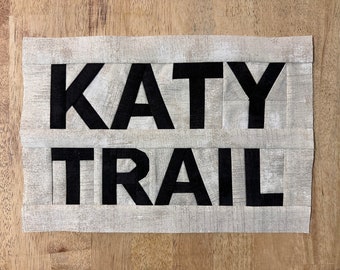 Missouri Katy Trail State Park FPP Pattern--Paper Piecing Quilt Block