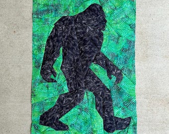 Bigfoot FPP--Sasquatch--Yeti--Abominable Snowman--Paper Piecing Quilt Block