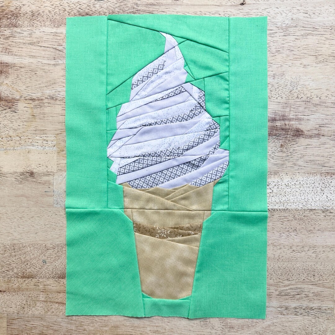 Soft Serve Ice Cream Cone FPP Pattern--ice Cream & Sweets Series--paper ...