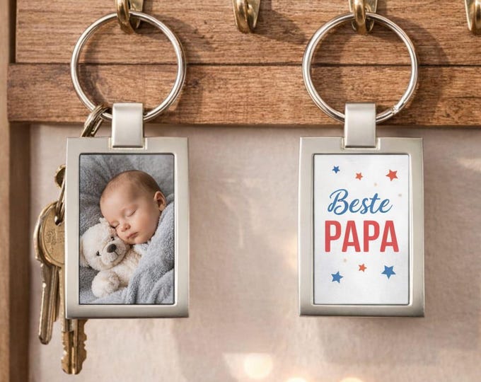 Personalisierter Aluschlüsselanhänger Beidseitig bedruckbar