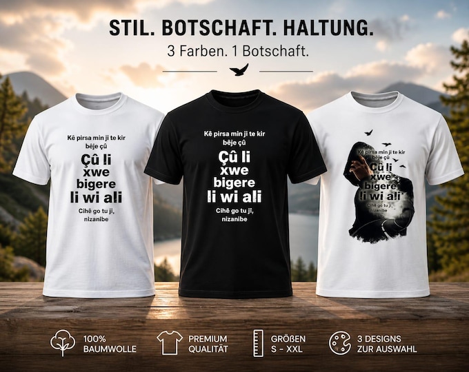 Statement Männer T - Shirt Kurdisch