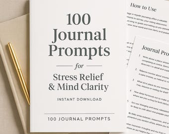 Digital Self-Care Journal | Daily Wellness & Mindfulness Planner | Printable PDF