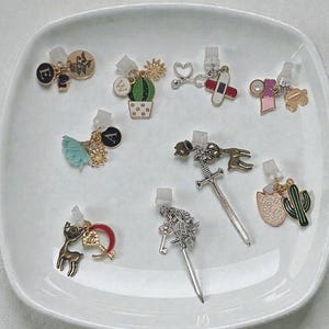 Dust Plug Cover Charm for Kindle, Phone & Tablet – Triple Charm Anti Dust Plug – Bookish E-Reader Accessory Gift