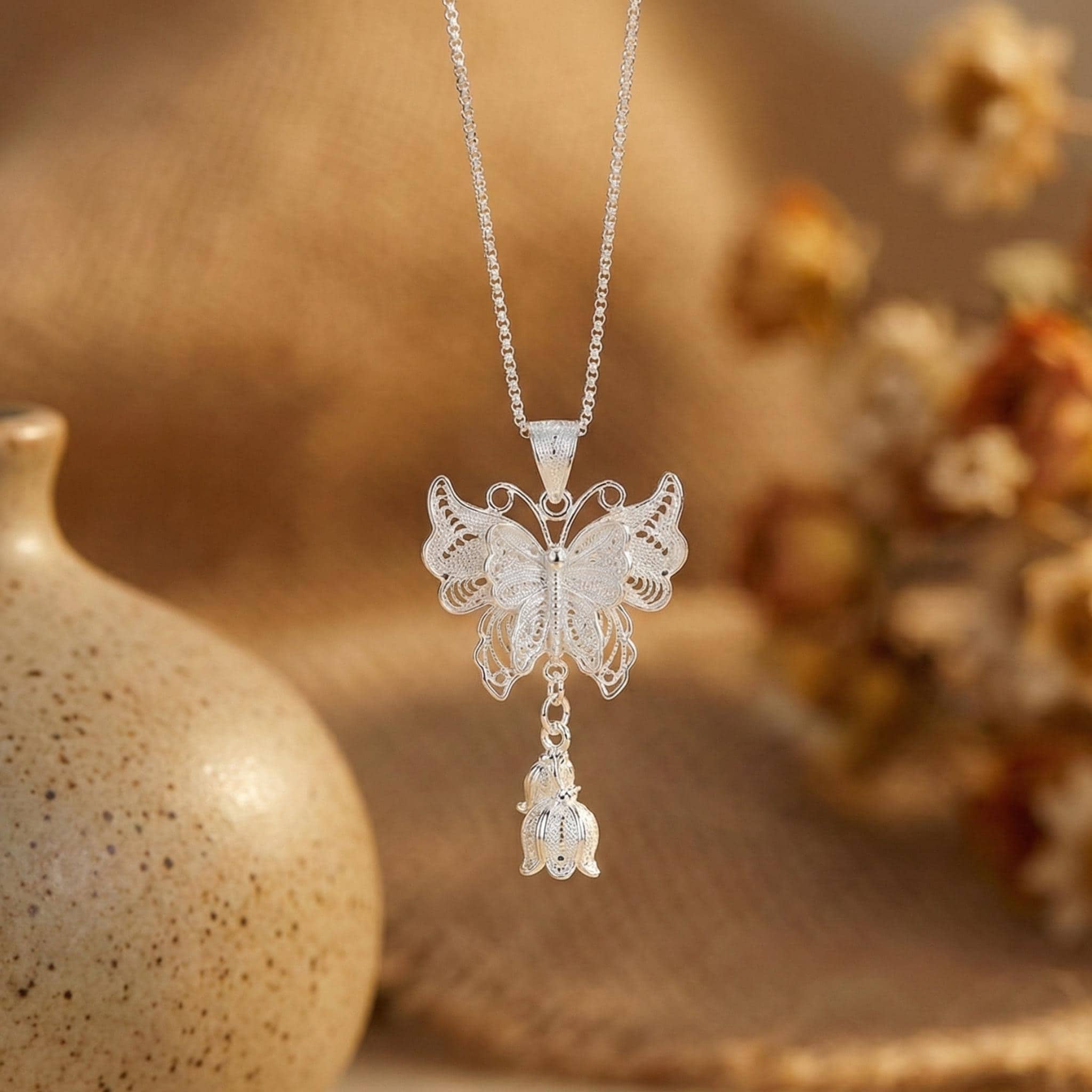 Chinese Butterfly Pendant - Etsy