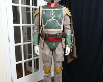 Boba Fett Costume Full Set Mandalorian Armor Cosplay Star Wars Bounty Hunter Suit | Halloween Outfit