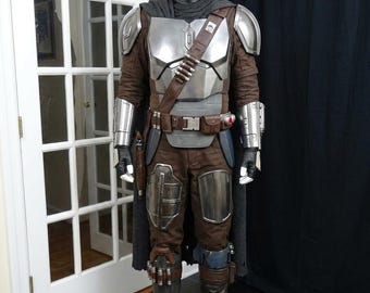 Volles mandalorianisches Cosplay Kostüm - Din Djarin Beskar Rüstungsreplik Set, Star Wars inspiriert