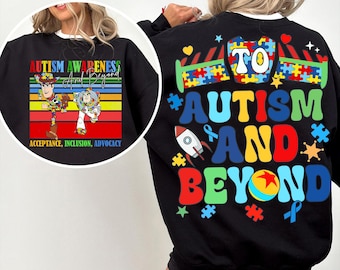 Toy Story - Sensibilizzazione sull'autismo PNG, Design inclusivo di Buzz Woody, Verso l'autismo e oltre, Download digitale di supporto per l'autismo