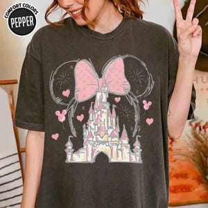 Minnie Mouse Castle PNG, Magic Kingdom Family Shirt Digital Download, Disneyland Castle Transparent PNG, Magical Kingdom Tshirt Print File image 10