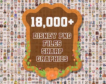 18000+ Disney All Character Png Bundle, Mouse and Friends Png, Disney Princess Png, Pooh and Friends Png, Toy Story Png, Disneyland Trip Tee