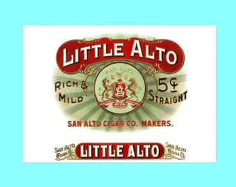 Little Alto Inner Cigar Label