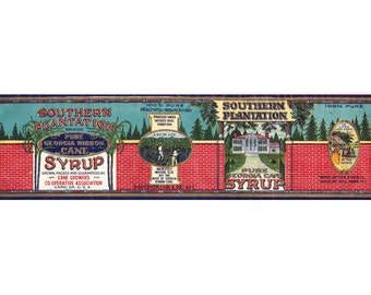 Vintage Caroga Cane Syrup Metal Sign - Etsy