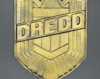 Judge Dredd Badge – 2012 Film Inspired | Hand-Finished 3D Printed Prop